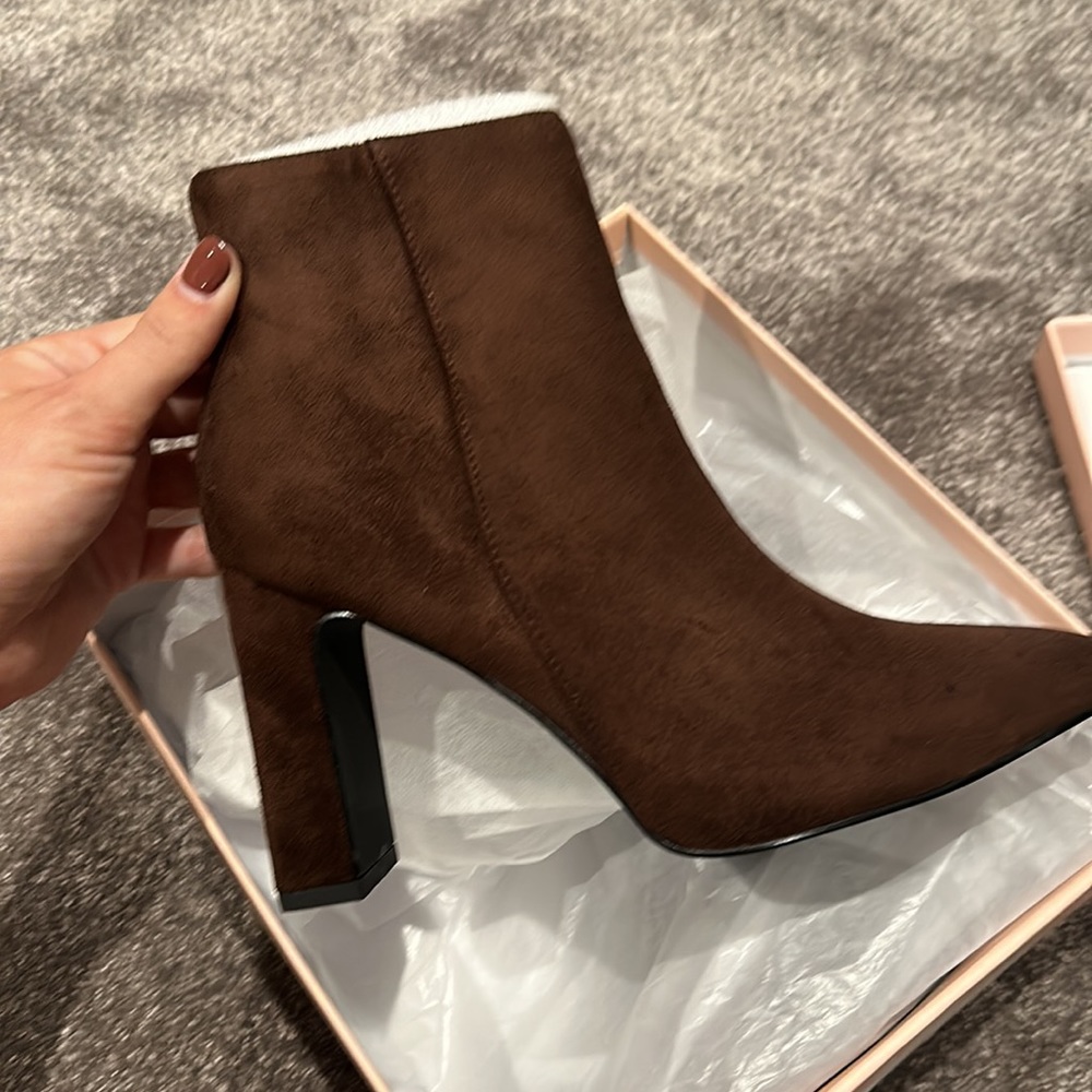 Suede Booties